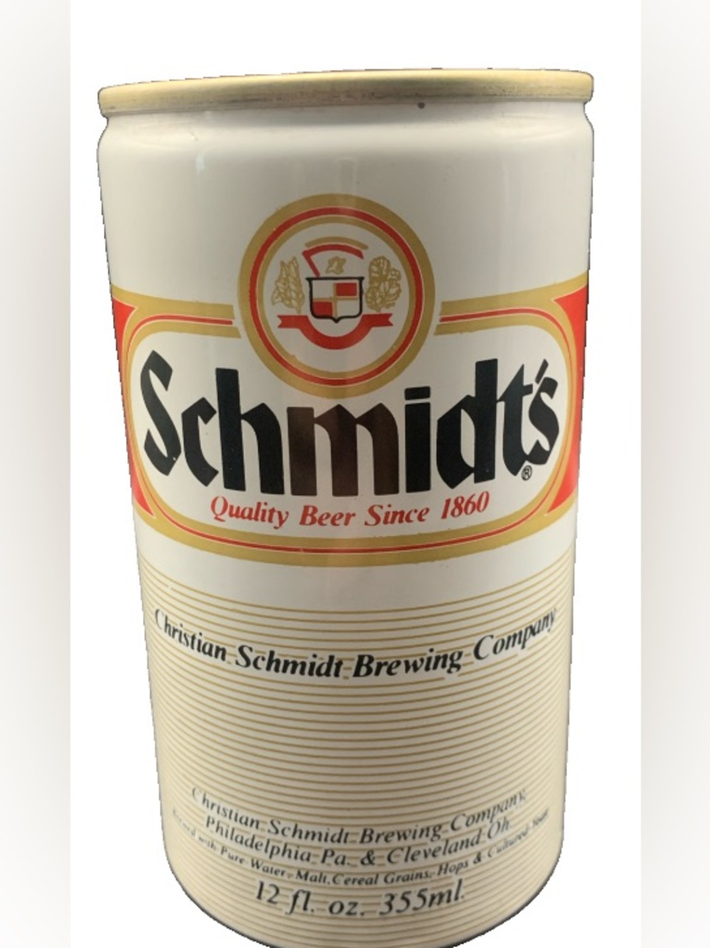 Vintage Beer Can Schmidt's Christian Schmidt Brewing Pull Tab Empty